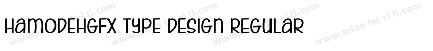 HamodehGFX Type Design Regular字体转换